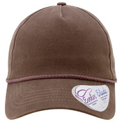 Women's Washed 5-Panel with Rope