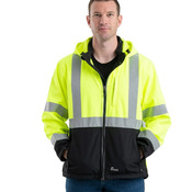 Hi-Vis Class 3 Hooded Soft Shell Jacket