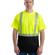 Hi-Vis Class 2 Color Blocked Pocket T-Shirt