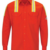 Men's Enhanced Visibility Long Sleeve Uniform Shirt